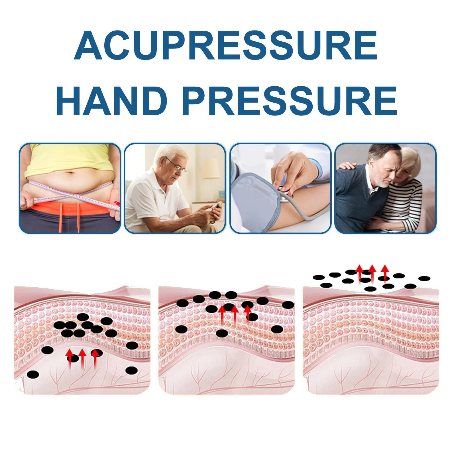 Tiger Point Massage Clip relieves anxiety, boosts circulation, lowers blood sugar, and reduces fatigue.